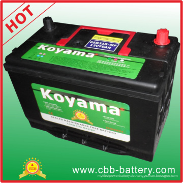 12V 70ah Trockene Zelle Auto Batterie N70